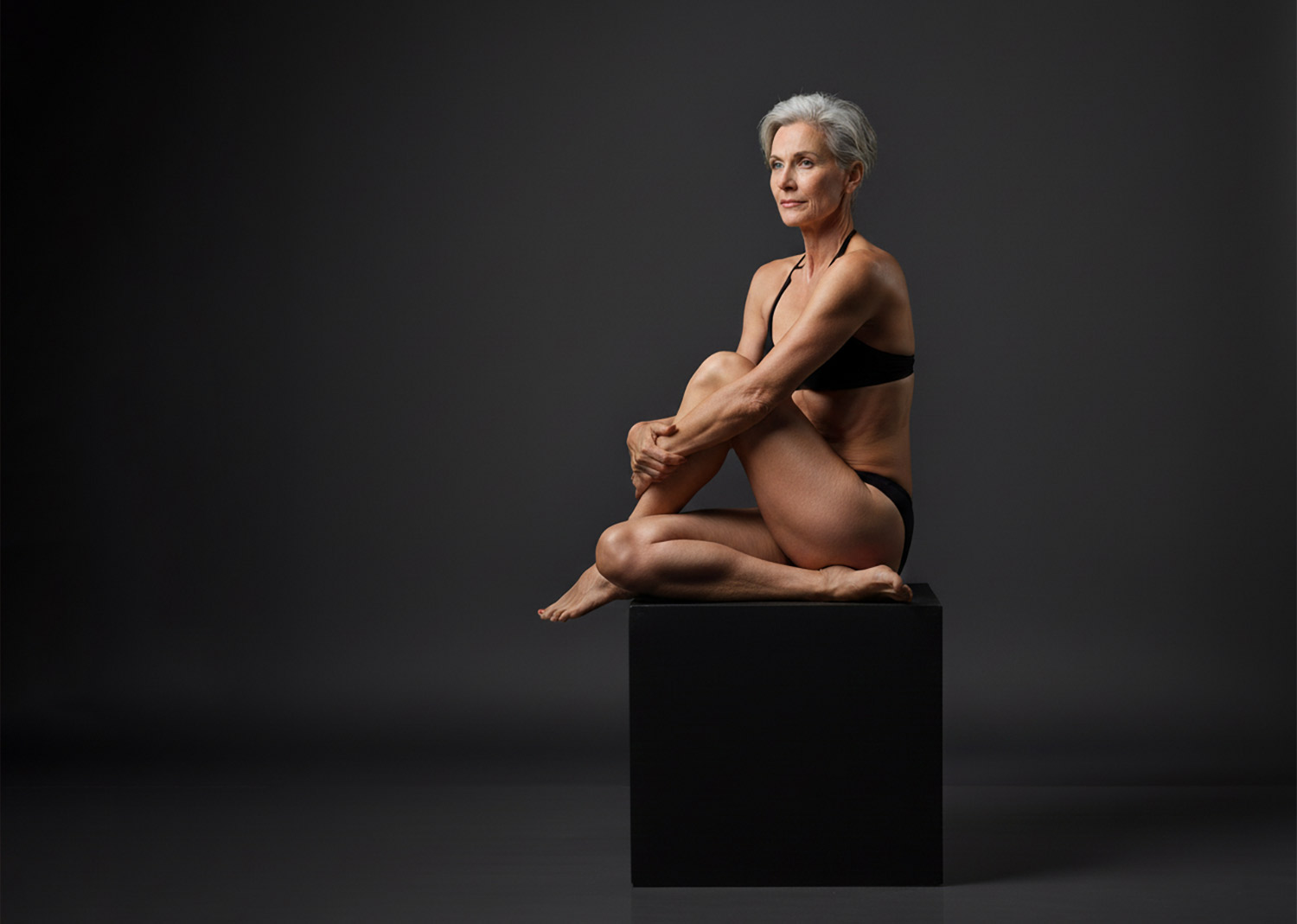 naaktfoto&apos;s met 50-60-boudoir fotoshoot voor oudere vrouwen
